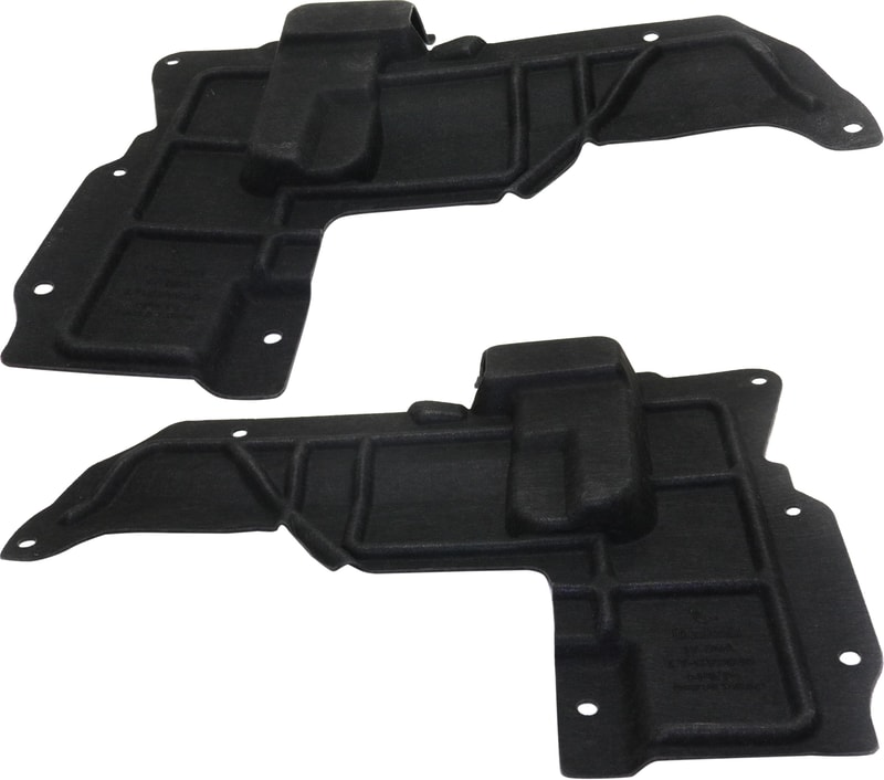 Front Fender Liner Pair/Set for 2016-2019/2022-2022 Chevrolet CTS-V, V Blackwing Model, and 2016-2023 Camaro, Front Wheelhouse Splash Shield, Right (Passenger) and Left (Driver) Sides, Replacement