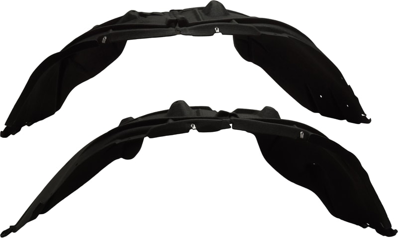 Front Fender Liner & Wheelhouse Liner Pair/Set for Chevrolet Silverado 1500 2019-2022, Right (Passenger) & Left (Driver) Replacement