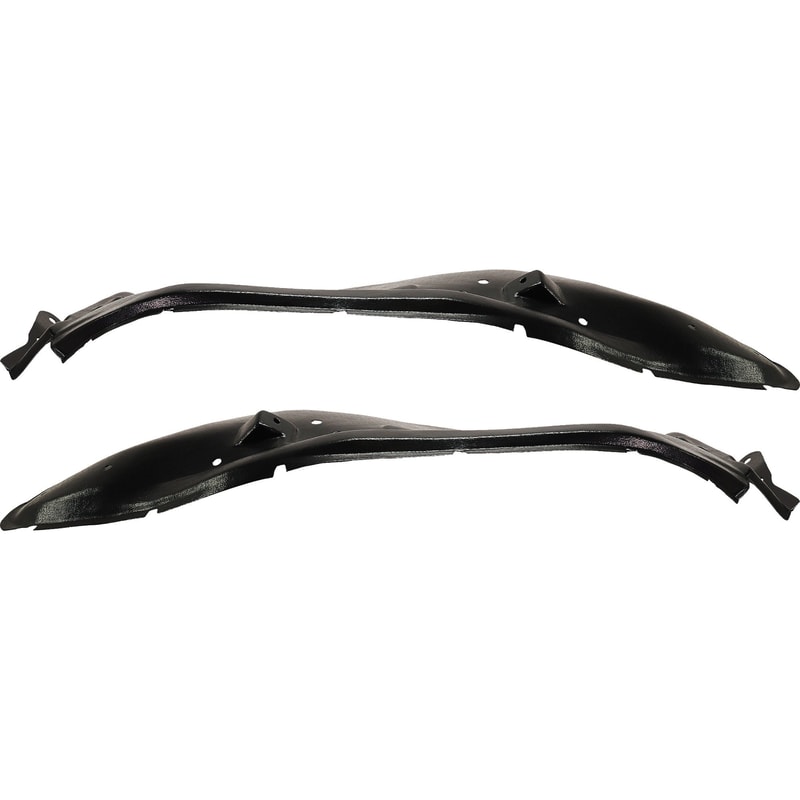 Front Fender Liner Outer Pair/Set for 2004-2012 Chevrolet Colorado/GMC Canyon, Right (Passenger) and Left (Driver), 2WD (Two-Wheel Drive) Replacement
