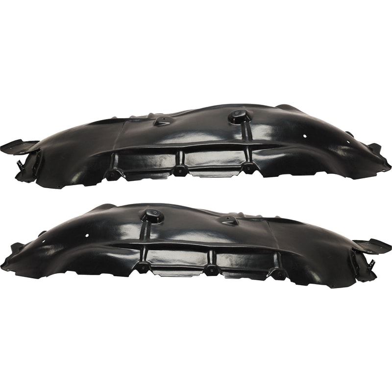 Front Fender Liner Pair/Set for Chevrolet Colorado ZR2 Model, 2021-2022, Polyethylene, Right (Passenger) and Left (Driver), Replacement