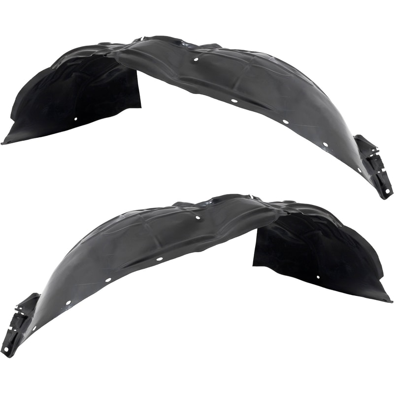 Front Fender Liner Pair/Set for Chevrolet Equinox 2018-2023, Inner Right (Passenger) and Left (Driver) Replacement