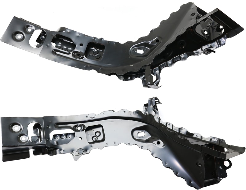 Radiator Support Pair/Set for Chevrolet Malibu 2016-2023, Right (Passenger) and Left (Driver) Apron Extension, Steel Replacement