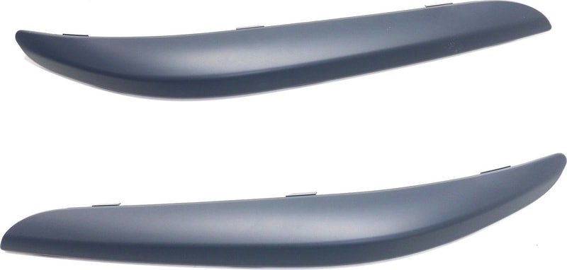 Front Bumper Molding Pair/Set for Chrysler Chrysler 300 2011-2014, Right (Passenger) and Left (Driver), Primed (Ready to Paint) Replacement