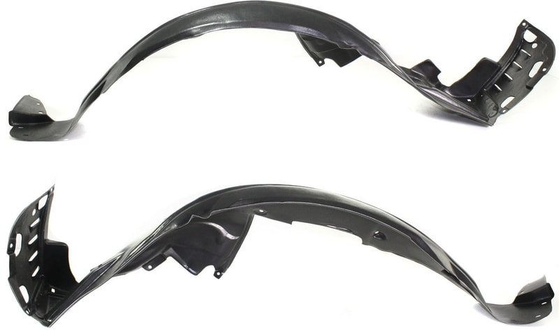 Front Fender Liner Pair/Set for RL 2009-2012 Right (Passenger) & Left (Driver) Replacement