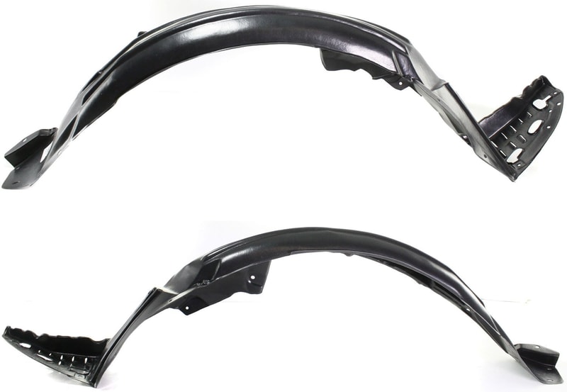 Front Fender Liner Pair/Set for Acura TL 2009-2011, Right (Passenger) and Left (Driver) side Replacement