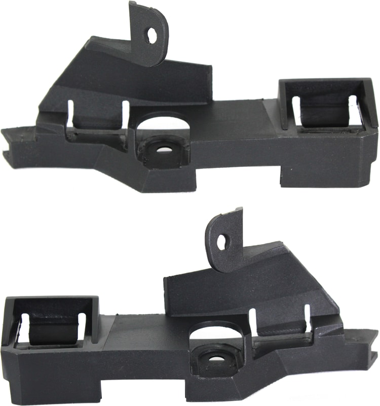 Front Bumper Bracket for BMW 3-Series (2002-2005), Left (Driver) and Right (Passenger) Bumper Cover Guide, Plastic, without Sport Package, Suitable for Sedan/Wagon - Replacement Pair/Set Models: for 316i, 318i, 320i, 323i, 325i, 328i, 330i