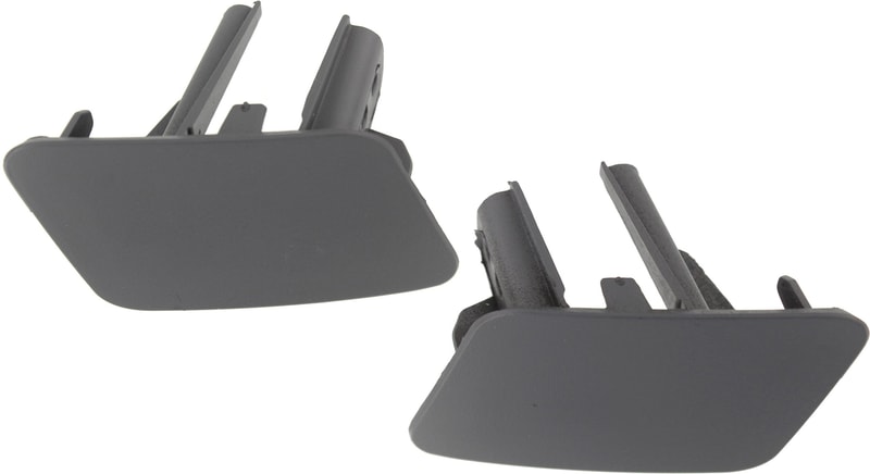 Headlight Washer Cover Pair/Set for BMW 2-Series 2014-2021, Right (Passenger) and Left (Driver), Primed (Ready to Paint), with M Sport Line, Convertible/Coupe Replacement Models: for 218i, 220i, 228i, M235i, M240i.