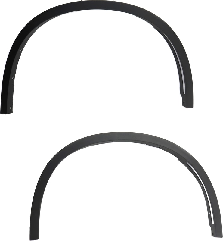 Front Wheel Opening Molding Pair/Set for BMW X5 2014-2018 Right (Passenger) and Left (Driver), Textured, Compatible with 18/19 Inch Wheels Replacement