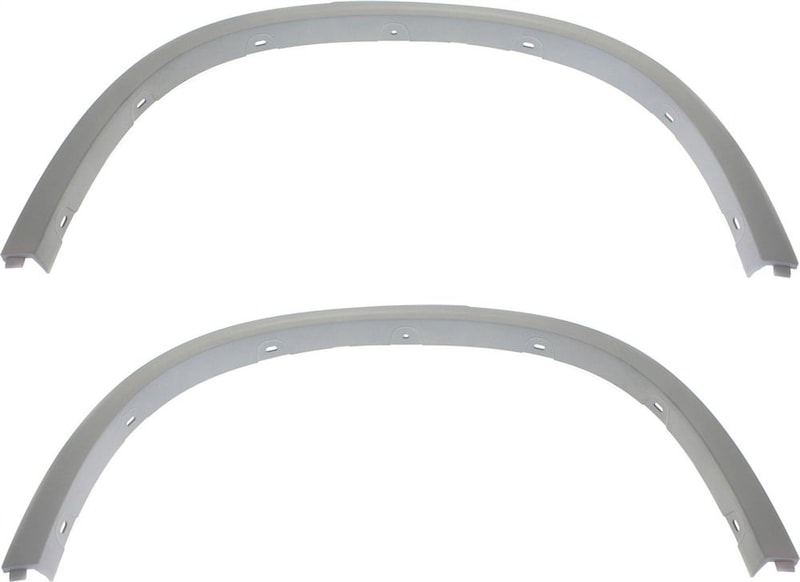 Rear Wheel Opening Molding Pair/Set for BMW X1 2012-2015, Right (Passenger) and Left (Driver) Sides, Primed (Ready to Paint), with M Sport Line Package Replacement