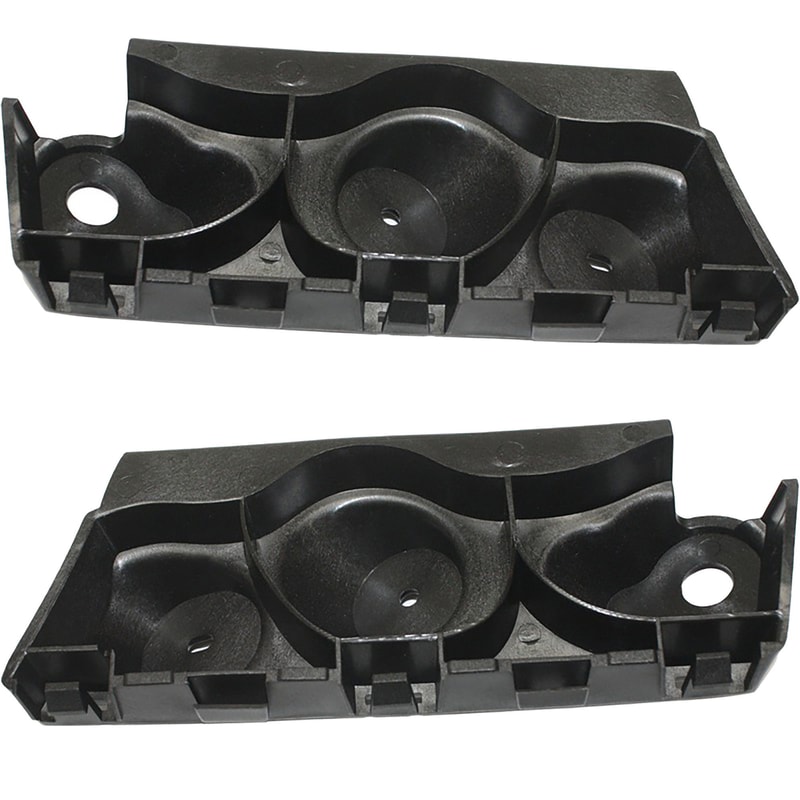 Front Bumper Bracket Pair/Set for Chevrolet Impala 2014-2020, Right (Passenger) and Left (Driver) Side Cover, Plastic, Replacement