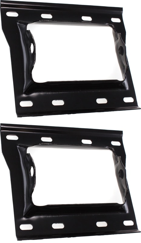 Front Bumper Bracket Pair/Set for 1996-2002 Chevrolet Express Van, Right (Passenger) and Left (Driver) Side, Replacement