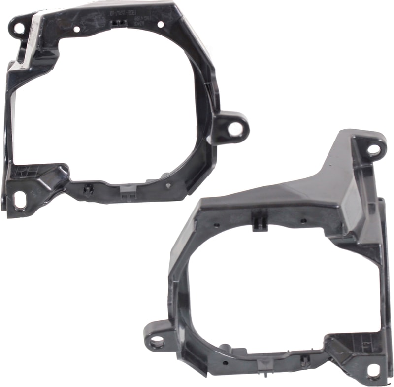 Fog Light Bracket Pair/Set for 2015-2017 Ford Mustang Convertible/Coupe, Right (Passenger) and Left (Driver), Excluding Shelby - Replacement