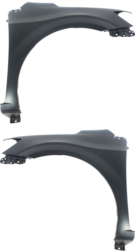 Front Fender Pair/Set for Chevrolet Sonic 2012-2020, Right (Passenger) and Left (Driver), Primed (Ready to Paint), Suitable for LS/LT/LTZ/Premier, Sedan and Hatchback - Replacement