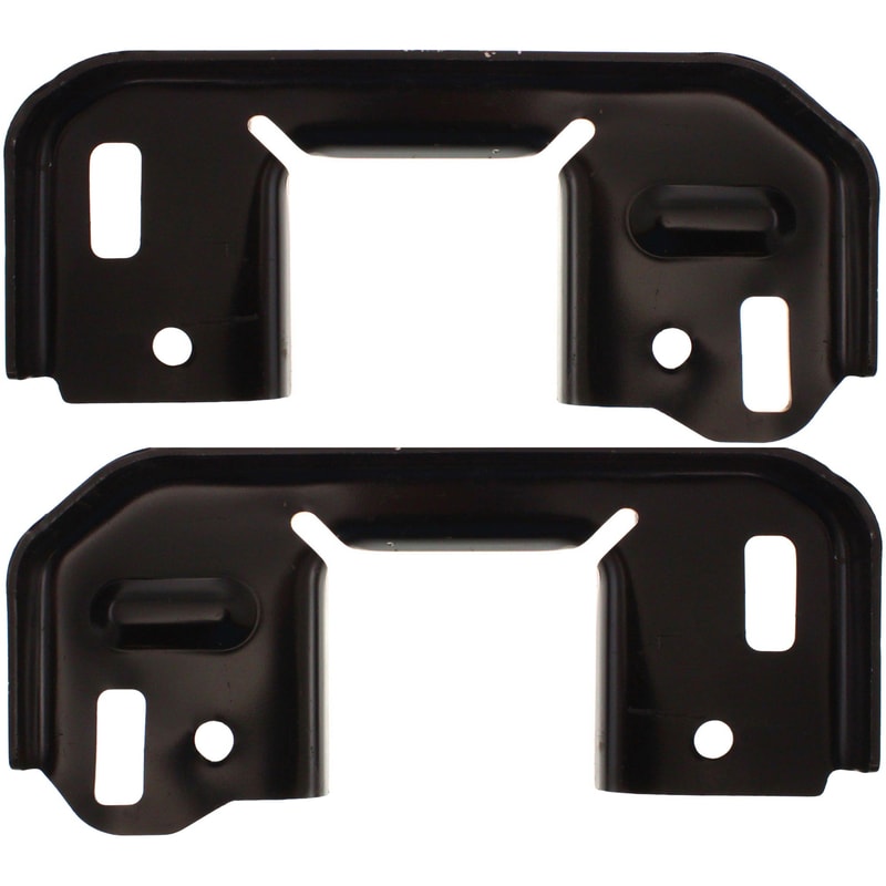 Front Bumper Bracket Pair/Set for Ford F-150 2009-2014, Includes Right (Passenger) and Left (Driver) Brackets, Replacement