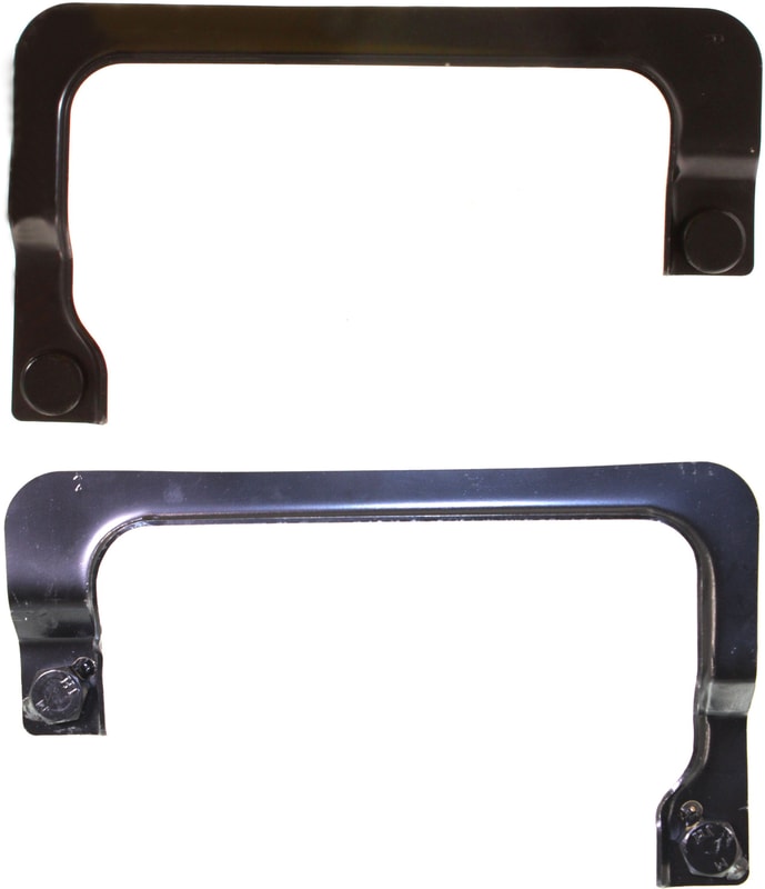 Front Bumper Bracket Mounting Pair/Set for 2009-2014 Ford F-150, Steel, Right (Passenger) and Left (Driver), Inner Front, Suitable for SVT Raptor 2010-2014, Replacement