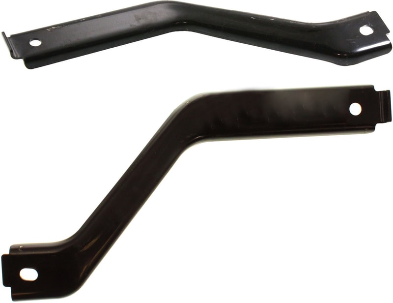 Front Bumper Bracket Pair/Set for Ford F-150 2009-2014, Right (Passenger) and Left (Driver), Inner Mounting, Steel Replacement