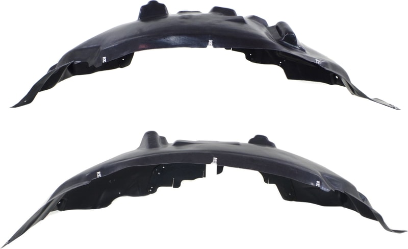 Front Fender Liner Pair/Set for Ford F-150 2015-2020, Right (Passenger) & Left (Driver), 2.7L/3.5L Engines, Excludes Raptor Model, Replacement