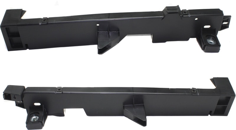 Pair/Set - Radiator Support Assembly for Ford Explorer/Mountaineer 2006-2010, Right (Passenger) and Left (Driver), Condenser Side, Plastic, Replacement Set