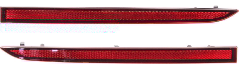 Rear Bumper Reflector Light Pair/Set for Ford Edge 2014-2018, Right (Passenger) and Left (Driver) Side Reflector, Replacement