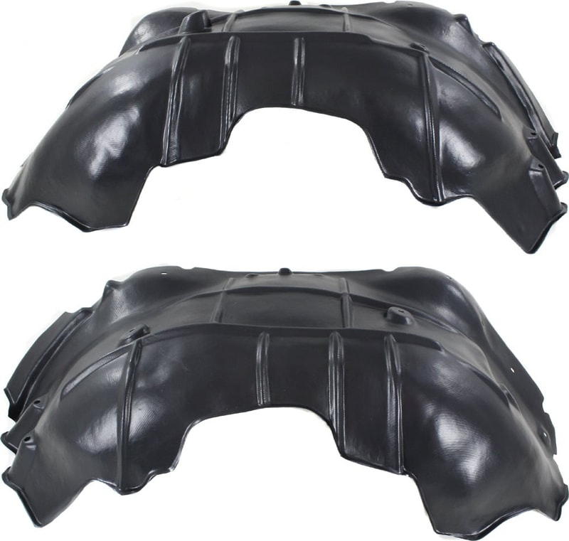 Front Fender Liner Pair/Set for GMC Sierra 1500 2014-2018, Right (Passenger) and Left (Driver), Includes 2019 Sierra 1500 Limited Replacement