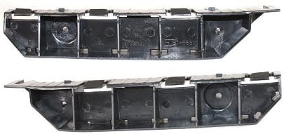 Front Bumper Bracket Pair/Set for 2001-2003 Honda Civic Coupe, Right (Passenger) and Left (Driver) Sides, Replacement