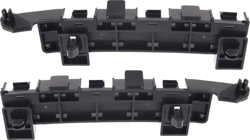 Front Bumper Bracket Pair/Set for Honda Fit 2009-2014, Right (Passenger) and Left (Driver) Side Spacer, Plastic, Replacement