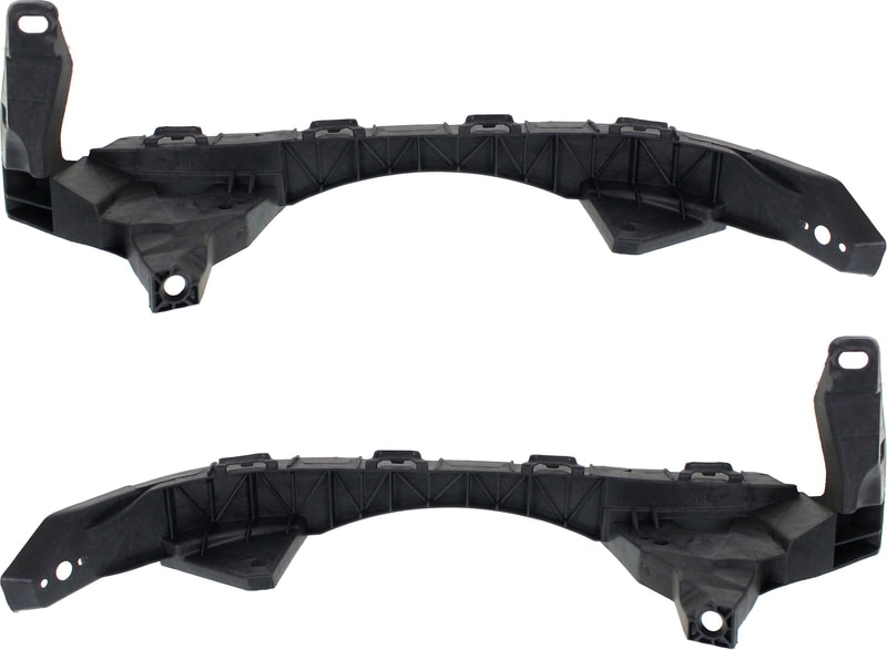Front Bumper Bracket Upper Reinforcement Pair/Set for Honda Accord Sedan 2013-2017, Plastic, Right (Passenger) and Left (Driver), Replacement