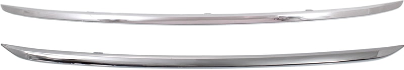 Upper and Lower Grille Molding Set for 2012-2014 Honda CR-V, Chrome, Replacement Parts, Built in Canada, Mexico, and USA