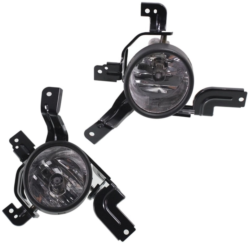Front Fog Light Assembly Pair/Set for Honda CR-V 2007-2009, Right (Passenger) and Left (Driver), Replacement
