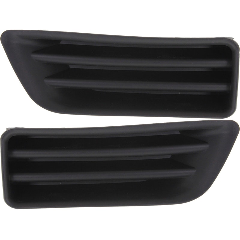 Front Fog Light Cover for 2006-2007 Honda Accord, Right (Passenger) and Left (Driver) Sides, Black Replacement Pair/Set