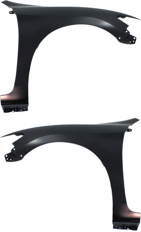 Front Fender Pair/Set for Honda Accord Coupe 2013-2017, Right (Passenger) and Left (Driver), Primed (Ready to Paint), Replacement