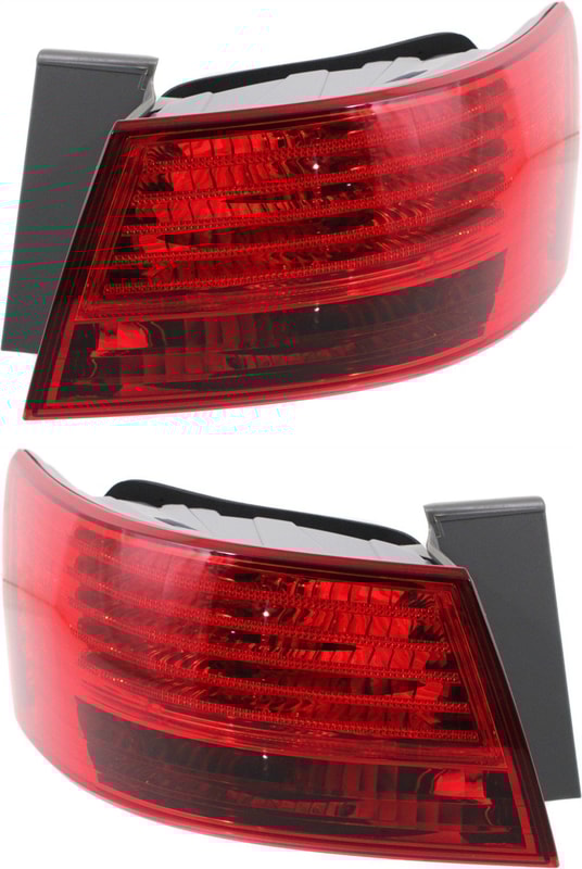 Tail Light Assembly Pair/Set for 2008-2010 Sonata, Outer, Right (Passenger) and Left (Driver) Replacement, From 12-17-07