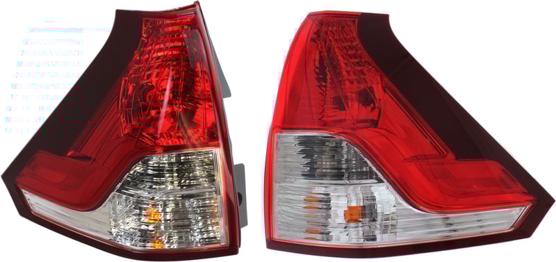 Tail Light Assembly for Honda CR-V 2012-2014, Lower Halogen, Right (Passenger) and Left (Driver), Replacement Pair/Set