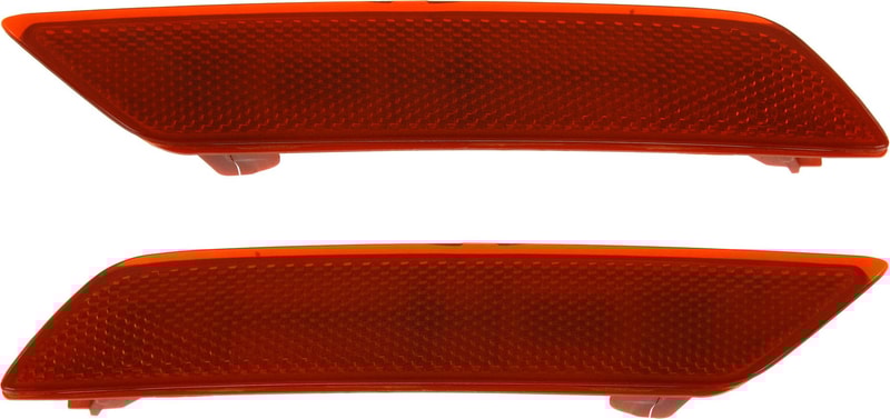 Rear Bumper Reflector Light Pair/Set for Honda Civic 2013-2015 / Acura RLX 2018-2020, Sedan, Right (Passenger) and Left (Driver), Replacement