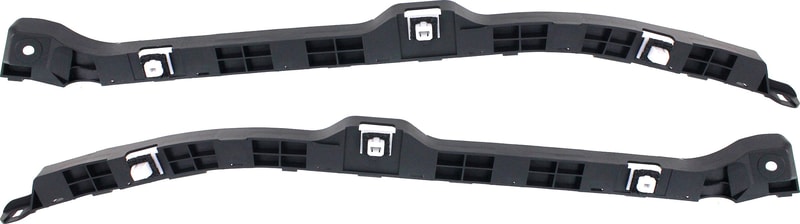 Rear Bumper Bracket Pair/Set for 2008-2012 Honda Accord, Right (Passenger) and Left (Driver) Cover Spacer, Sedan, Plastic Replacement