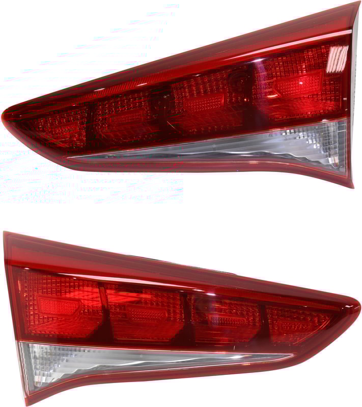 Tail Light Assembly Pair/Set for 2016-2018 Hyundai Tucson, Inner, Halogen/Standard Type, Right (Passenger) and Left (Driver), Replacement