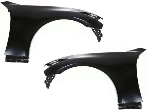 Front Fender Pair/Set for Infiniti G37 2008-2013/Q60 2014-2015, Right (Passenger) and Left (Driver), Primed (Ready to Paint), Convertible/Coupe Replacement