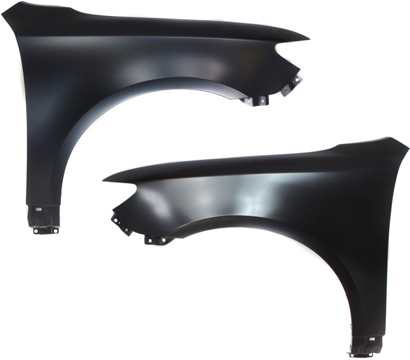 Front Fender Pair/Set for 2009-2010 KIA Optima, Right (Passenger) & Left (Driver), Primed (Ready to Paint), New Body Style, Replacement