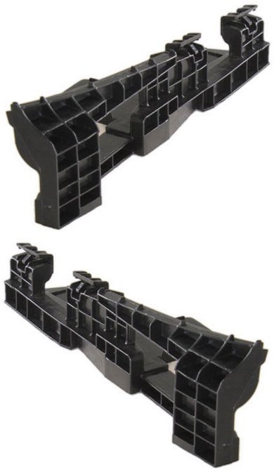 Front Bumper Bracket Pair/Set for 2009-2010 Lexus IS250/IS350, Right (Passenger) and Left (Driver) Side Support, Excluding C Models Replacement