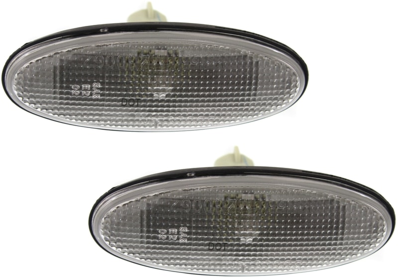 Front Side Marker Light Assembly for Mazda Protege 1999-2003, Right (Passenger) and Left (Driver), Repeater Light, Excluding MP3 Model, Replacement Set