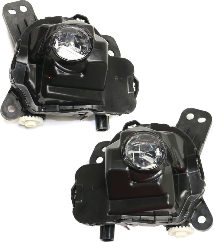 Front Fog Light Assembly LED for Mazda CX-5 2013-2016, CX-9 2016-2023, Mazda 6 2016, Right (Passenger) and Left (Driver) Replacement Pair/Set