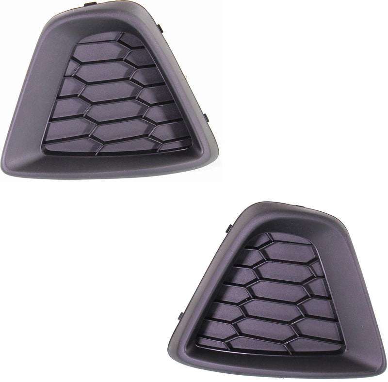 Front Fog Light Cover for Mazda CX-5 2013-2015, Right (Passenger) and Left (Driver), Primed (Ready to Paint) Replacement Pair/Set