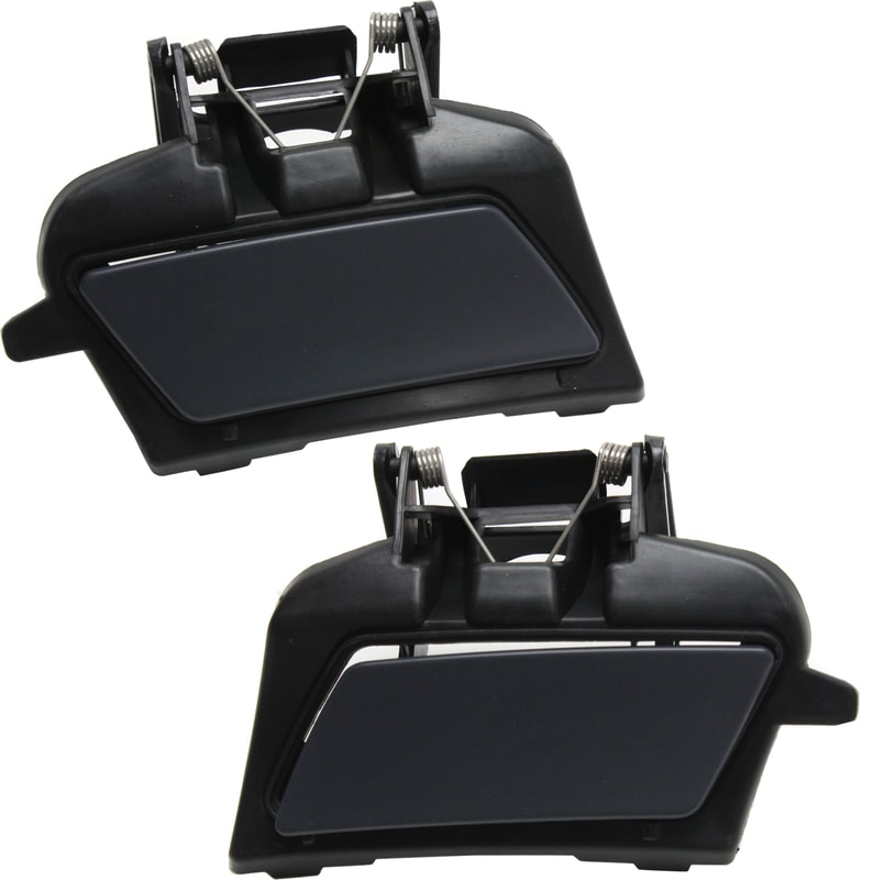 Headlight Washer Cover Pair/Set for Mercedes-Benz ML-Class 2006-2007, Right (Passenger) and Left (Driver), Primed (Ready to Paint), without AMG Styling Package, Replacement