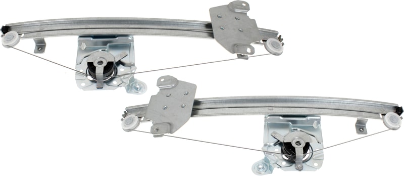 Front Window Regulator Pair/Set for Nissan Altima 2013-2018, Right (Passenger) and Left (Driver), Power, Without Motor Replacement