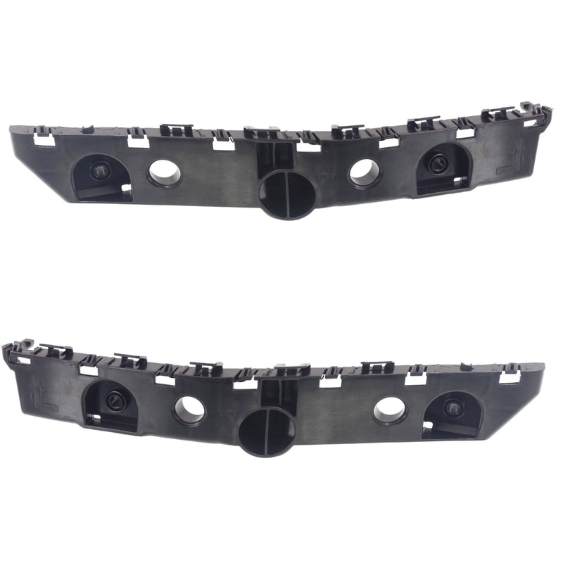 Rear Bumper Bracket Pair/Set for Nissan Versa Note 2014-2019, Right (Passenger) and Left (Driver) Side, Plastic Side Bumper Bracket Replacement