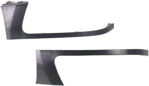 Headlight Fillers Pair/Set for Subaru Forester 2003-2005, Right (Passenger) and Left (Driver), Primed (Ready to Paint), Retaining Ring Included, Replacement