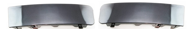 Front Fog Light Cover Pair/Set for Scion XB 2004-2006, Right (Passenger) and Left (Driver), Primed (Ready to Paint), without Fog Light Hole, Replacement
