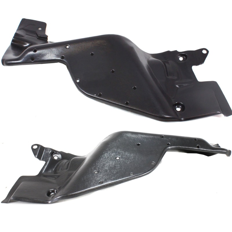 Engine Splash Shield Pair/Set for Subaru Impreza 2008-2011, 2.5i/Outback Sport Models, Under Cover, Right (Passenger) and Left (Driver) Replacement