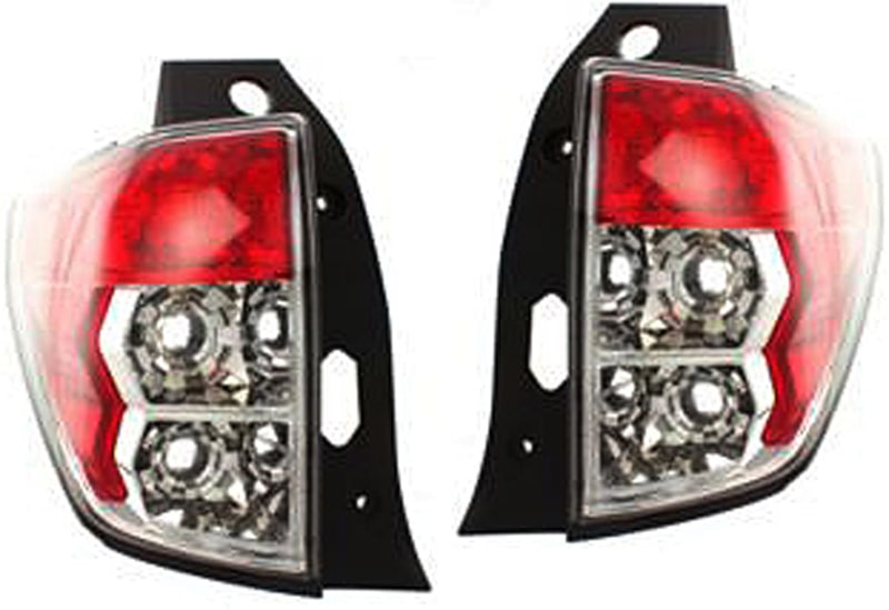 Tail Light Assembly for Subaru Forester 2009-2013, Halogen, Right (Passenger) and Left (Driver), Pair/Set of 2 Replacement
