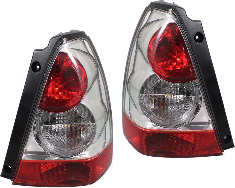 Tail Light Assembly for Subaru Forester 2006-2008, Right (Passenger) and Left (Driver), Halogen, Pair/Set of 2 Replacement